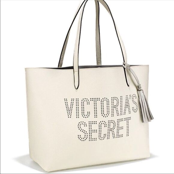 🔥 Victoria’s Secret tote bag faux leather New - Picture 1 of 5